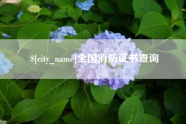 博兴全国消防证书查询