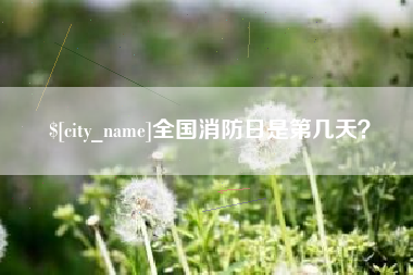 博兴全国消防日是第几天？