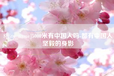 博兴5000米有中国人吗-都有中国人坚毅的身影