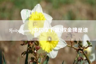 博兴中国拿下第9枚金牌是谁