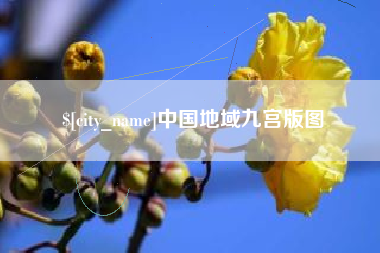 博兴中国地域九宫版图