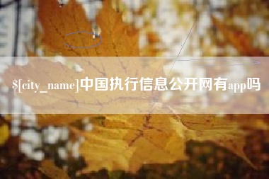 博兴中国执行信息公开网有app吗