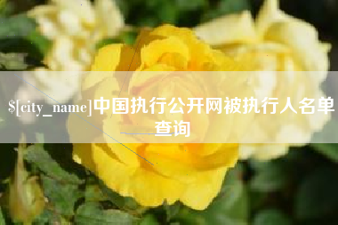 博兴中国执行公开网被执行人名单查询