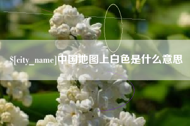博兴中国地图上白色是什么意思