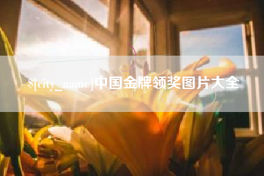 博兴中国金牌领奖图片大全