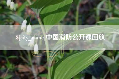 博兴中国消防公开课回放