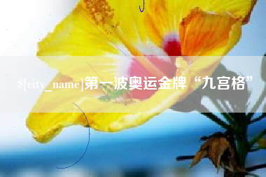 博兴第一波奥运金牌“九宫格”