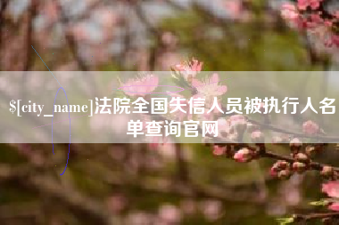 博兴法院全国失信人员被执行人名单查询官网