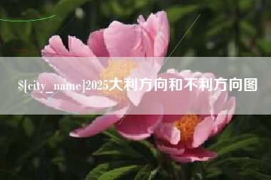 博兴2025大利方向和不利方向图