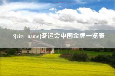 博兴冬运会中国金牌一览表