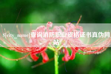 博兴查询消防职业资格证书真伪网站