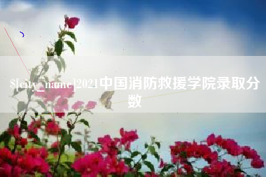 博兴2021中国消防救援学院录取分数