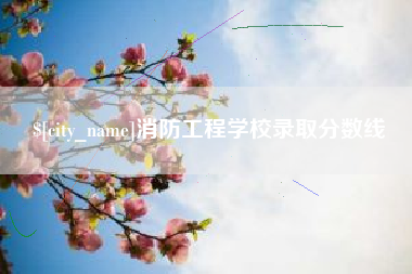 博兴消防工程学校录取分数线