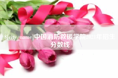 博兴中国消防救援学院2021年招生分数线