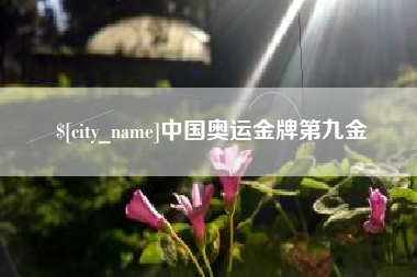 博兴中国奥运金牌第九金