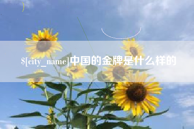 博兴中国的金牌是什么样的